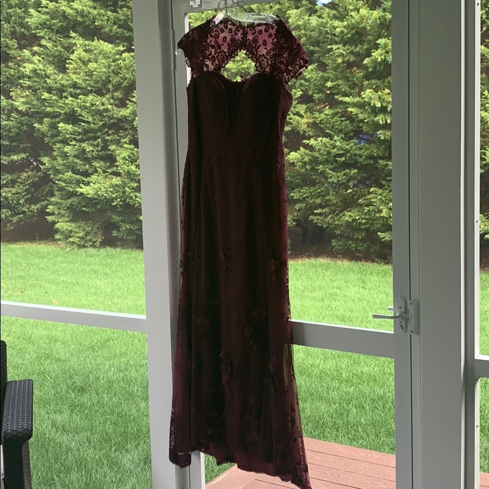 Mother of the bride dress (wine color)